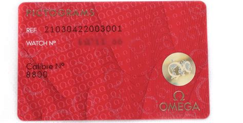 omega pictogram card|omega watch movement identification.